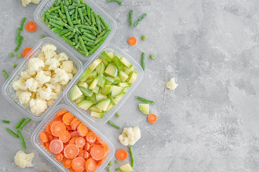 Vegetables In The Freezer