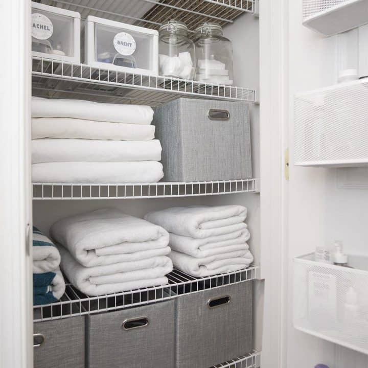 The Secrets to a Perfectly Organized Linen Closet