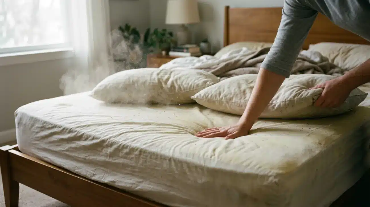 Pillows and Mattresses Accumulate Allergens and Lose Support